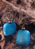 Boho Earrings, RH Dangle Earrings, Druzy Ice